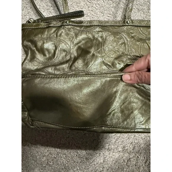 Coach Olive Green Tote Bag - Picture 4 of 6